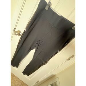 Roz & Ali women’s dressy skinny pants with sequins up the side size 2X